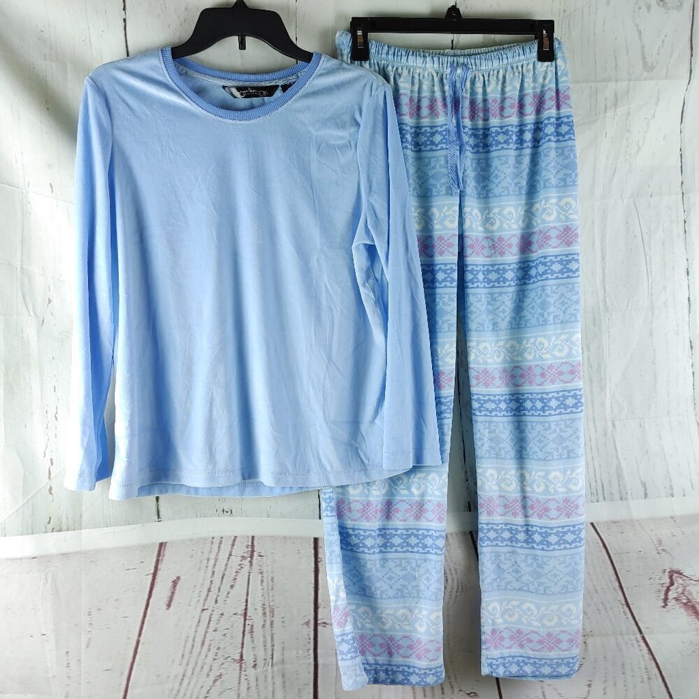 Jasmine Rose Size M Super Soft Multicolor Noire 2pc Lounge Pajama Set NWOT